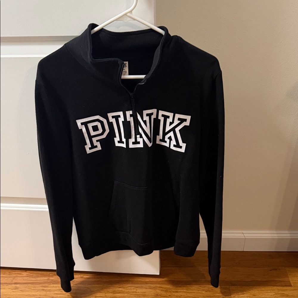 PINK Victoria's Secret Black Cowl Neck Sweater